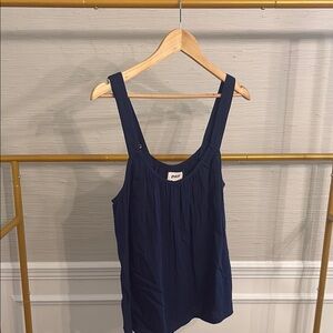 Pact Blue Sleeveless Tank Top